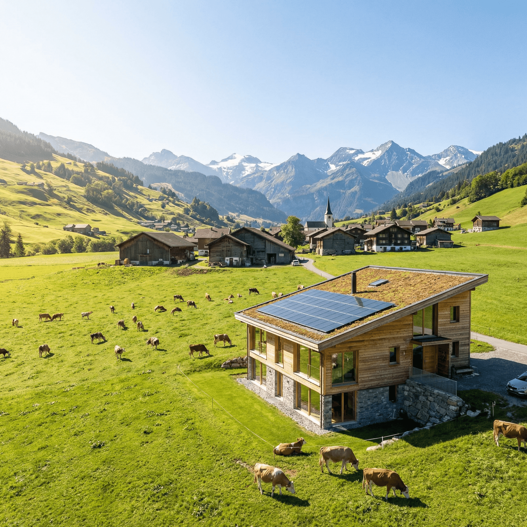 Solaranlage Installation Uri