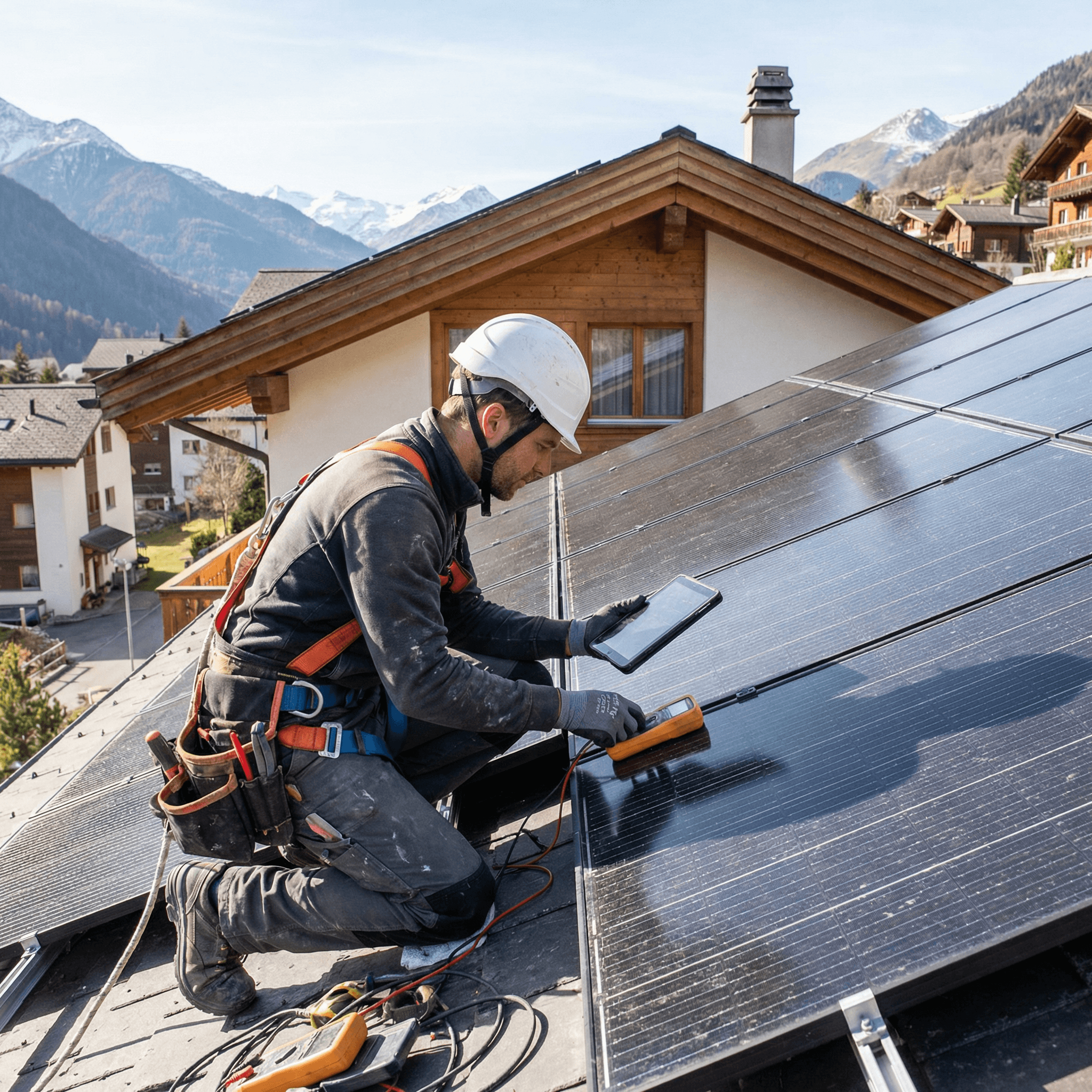 Solaranlage Installation Thurgau