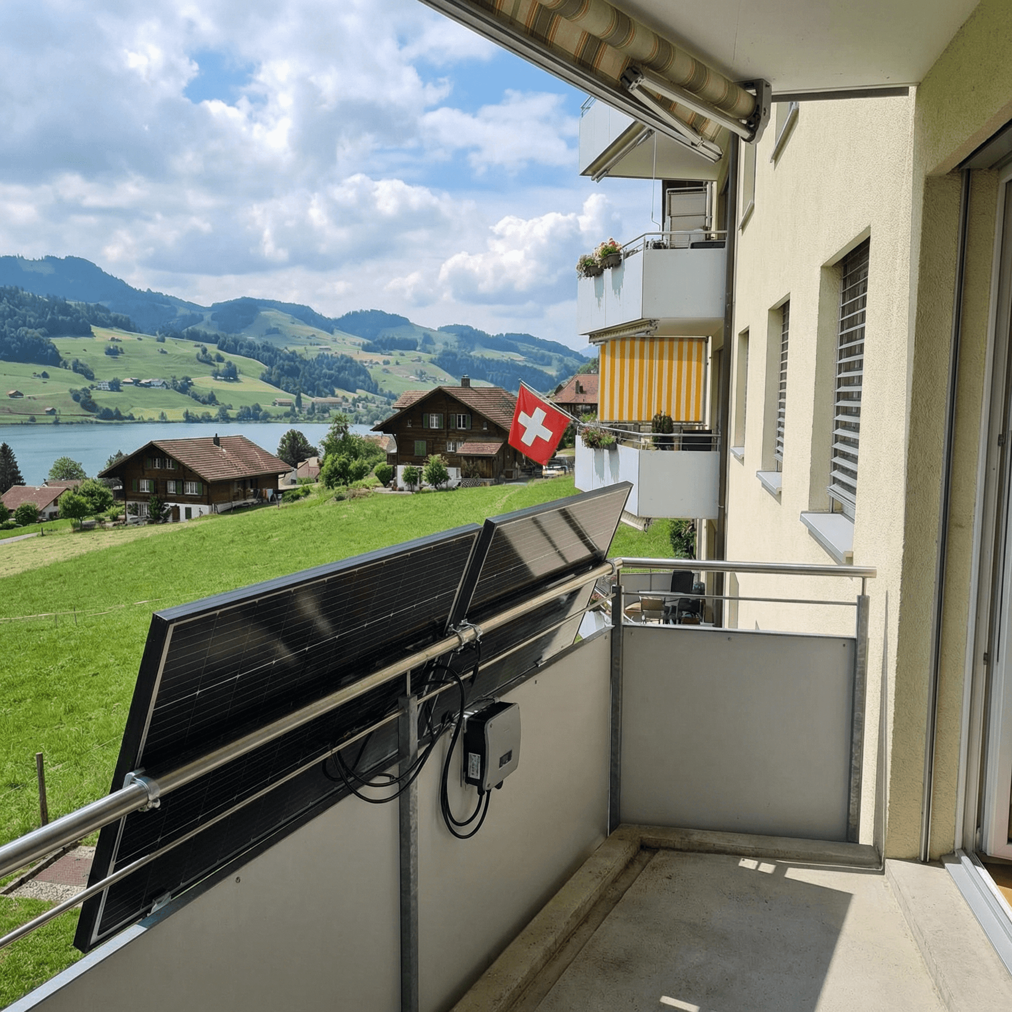 Balcony solar station in Switzerland: legal, costs and is it worth it?