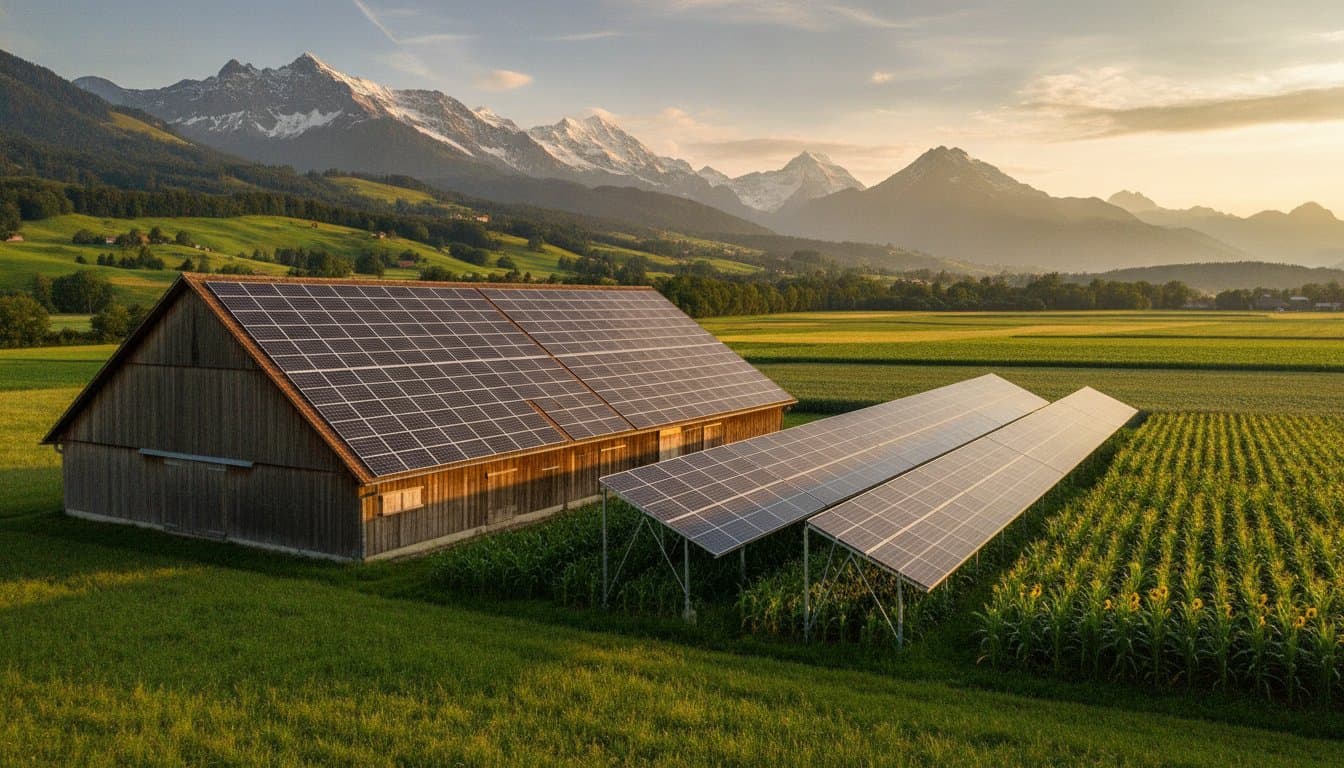Impianto fotovoltaico per l'agricoltura: Opportunità, costi ed esempi pratici 2026 in Svizzera