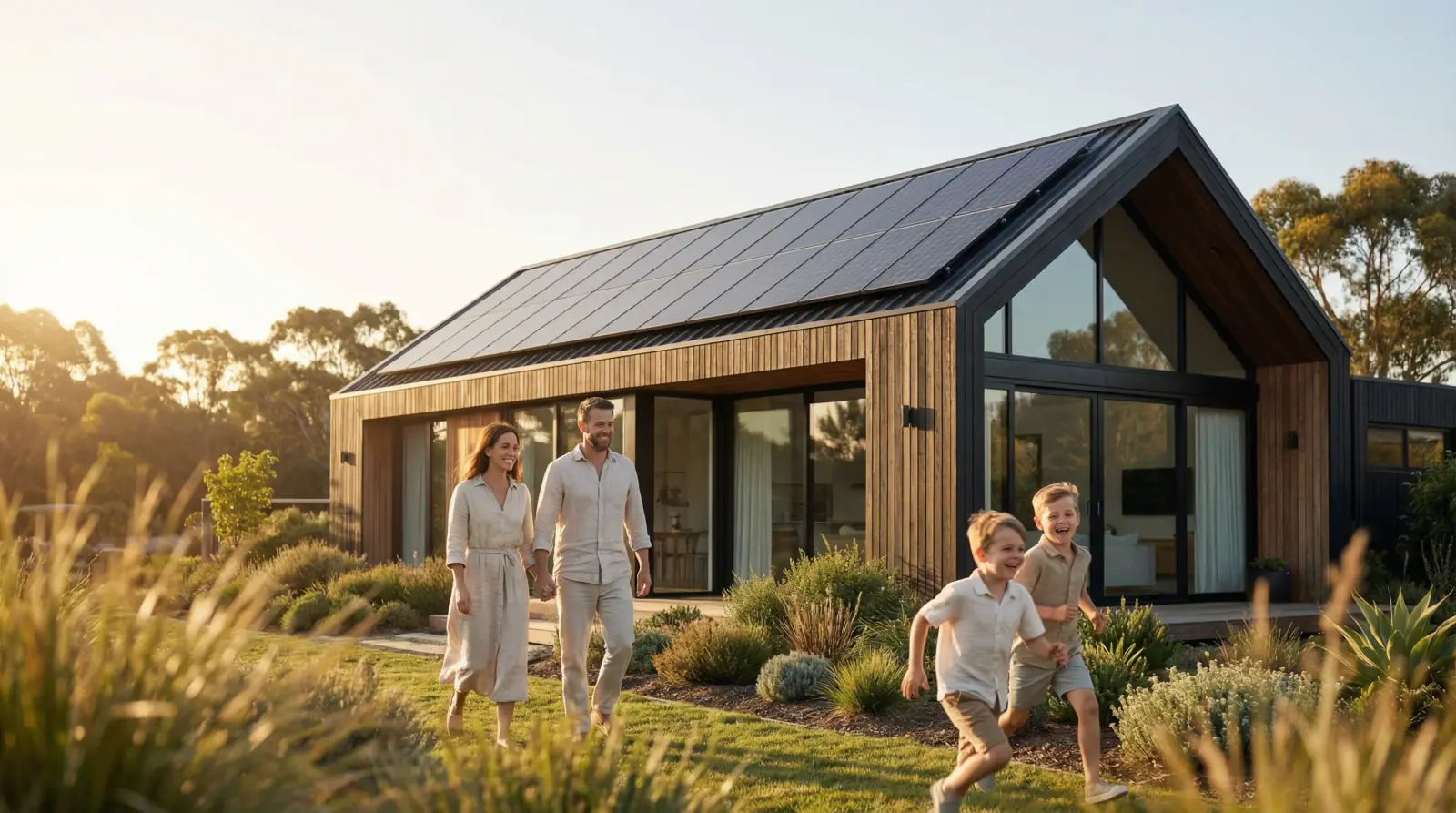 Einfamilienhaus mit Solaranlage